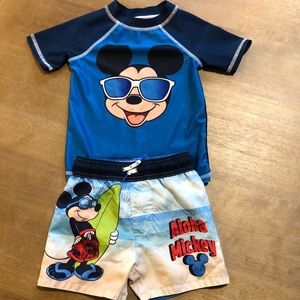 Little boys swim trunk set